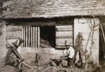 Beispiel für eine Kalotypie: "Schreiner in Lacock" (Quelle: wikimedia.org)